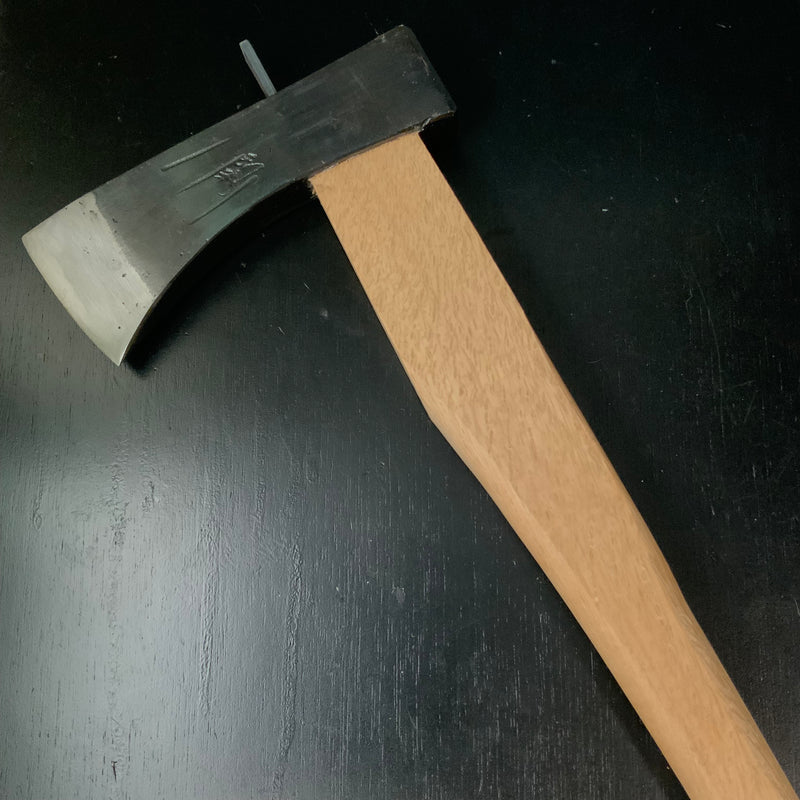 #Mk15 Old stock Japanese Carpenter's Axe  掘出し物 鉞 木割り斧  Masakari