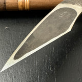 Old stock Nenrin(treeRing) Snakes Kiridashi Knives by Kunikei 3rd Right hand  掘出し物 三代目国慶作 年輪 巳 切出し小刀 21mm 右
