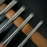 Sukemaru High-Speed Steel uchimaru chisels set 助丸 ハイス 内丸鑿 uchimarunomi 5本組