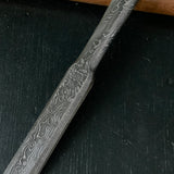 Tasai Mokume Special Medium Timber chisels with Japanese Red oak   田斎作 木目 中叩き鑿 赤樫柄 15mm Chutatakinomi