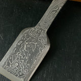 Tasai Mokume Special Hiramachi type Bench chisels with rose wood handle   田斎作 木目 平待鑿 四つ裏 紫檀柄 36mm