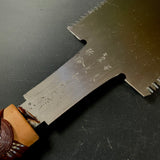 #111 Nagakatsu Double Edge Saw with Eddy Type Handles set by Kurashige 長勝鋸 渦巻き柄 両刃鋸 298mm