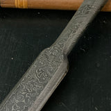 Tasai Mokume Special Medium Timber chisels with Cassia siamea handle   田斎作 木目 中叩き鑿 鉄刀木柄 24mm Chutatakinomi