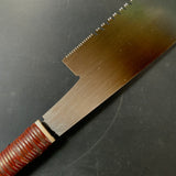 #115 Nagakatsu Single Edge(Kataba) Saw with Eddy Type Handles set by Kurashige 長勝鋸 渦巻き柄 片刃鋸 255mm