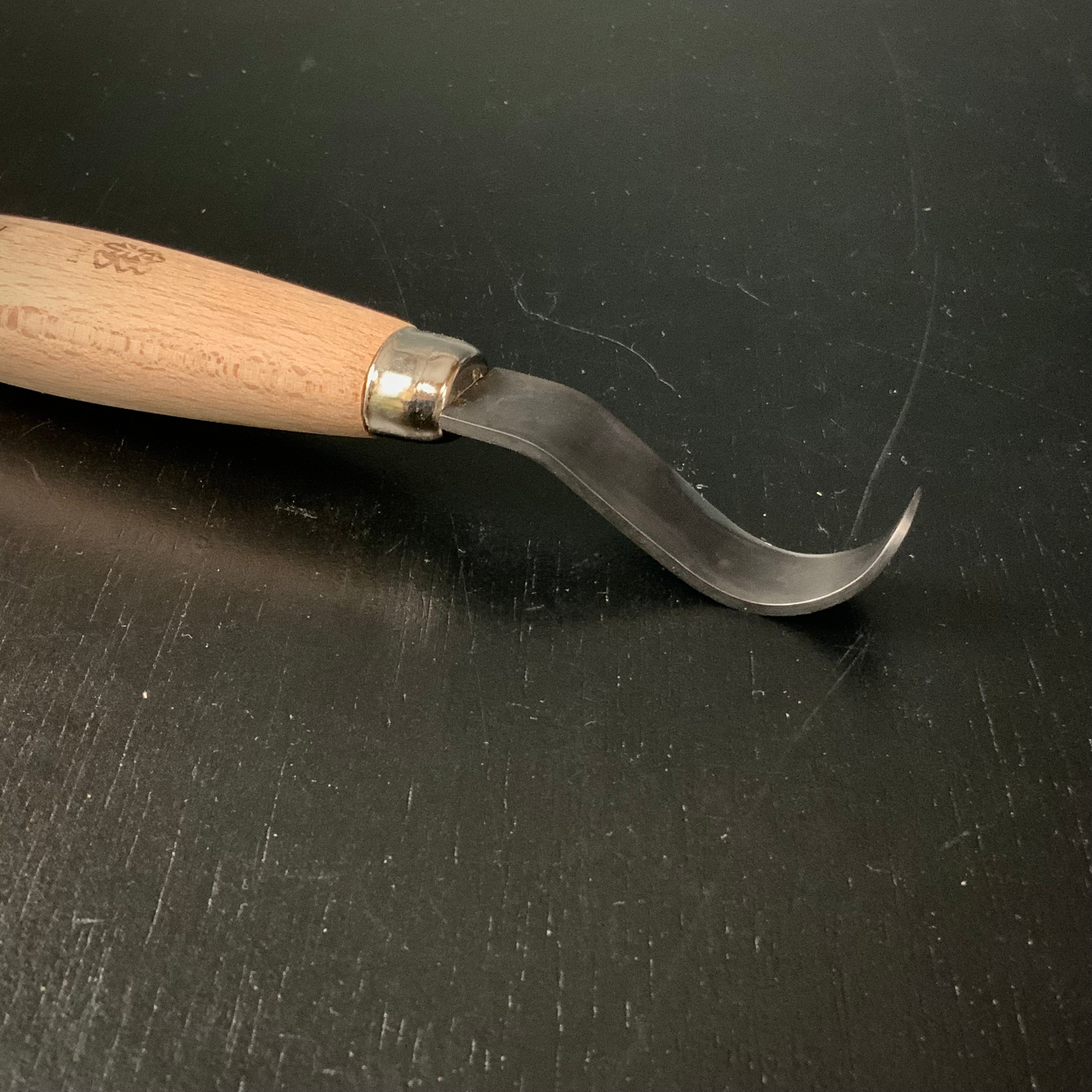 Heijoshin Michi cutlery chisel hook knife  /    平常心 道 カトラリー細工のみ フックナイフ