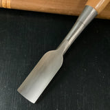 Tasai Special carving chisel with Japanese white oak   田斎作 内丸鑿 ツゲ柄 24mm uchimaru