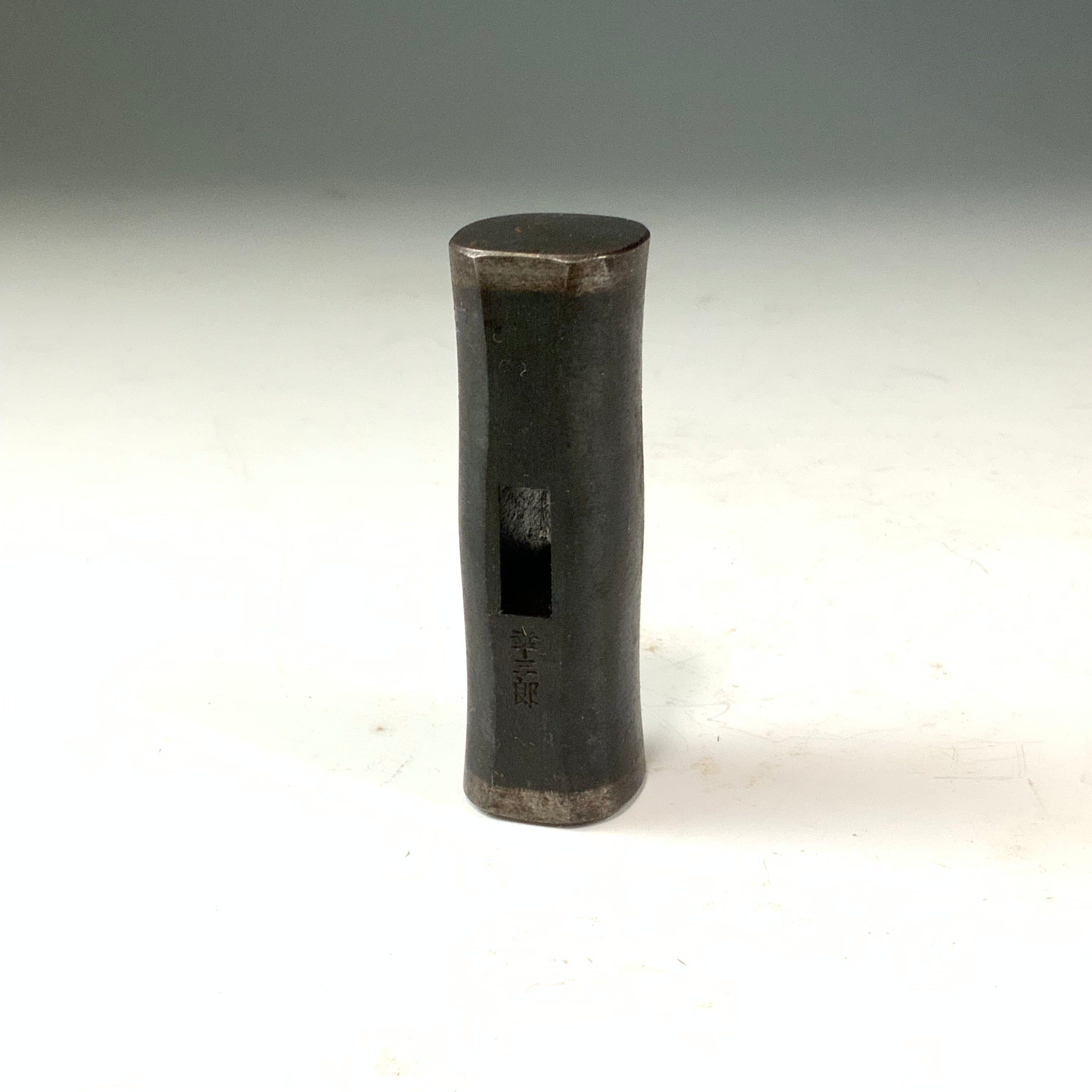 Old stock Kouzaburou Ichimonji Hammers with Blacksmith finish 掘出し物 長谷川幸三郎氏 四角玄翁 一文字地型 黒仕上 205g