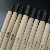 Chotousei Carving chisels set Professional level 彫刀晟 小倉彫刻刃物製作所 専門用 彫刻刀セット Chokokuto