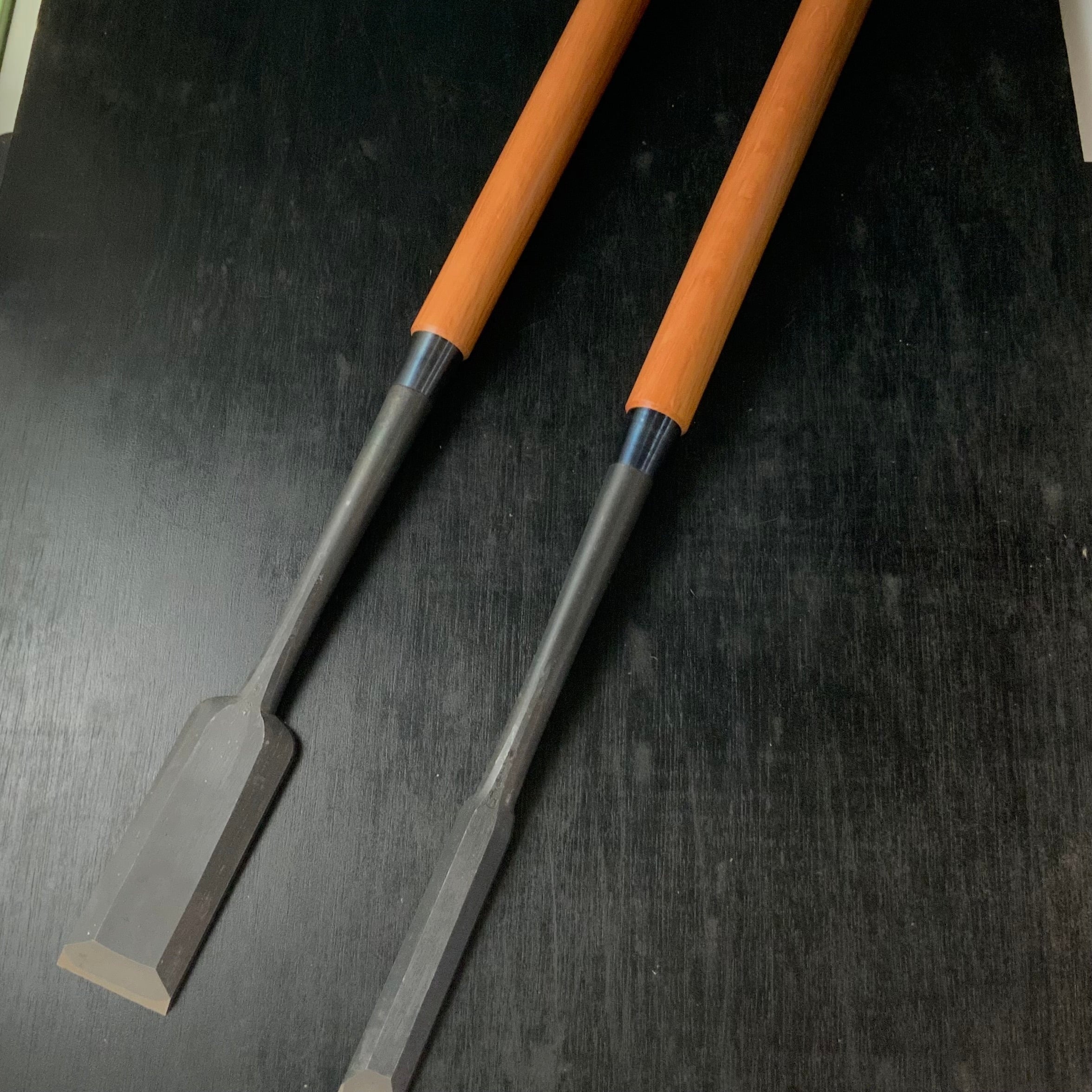 chiru　オーダー品 Sukemaru Slick Chisels set (Ootsuki-nomi, Hontsuki-Nomi) with white st