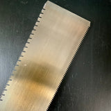 #137  Nagakatsu Double Edge (Ryoba) Saw with Eddy Type Handles For Hard Wood 長勝鋸 両刃鋸 渦巻き柄 広葉材用 225mm