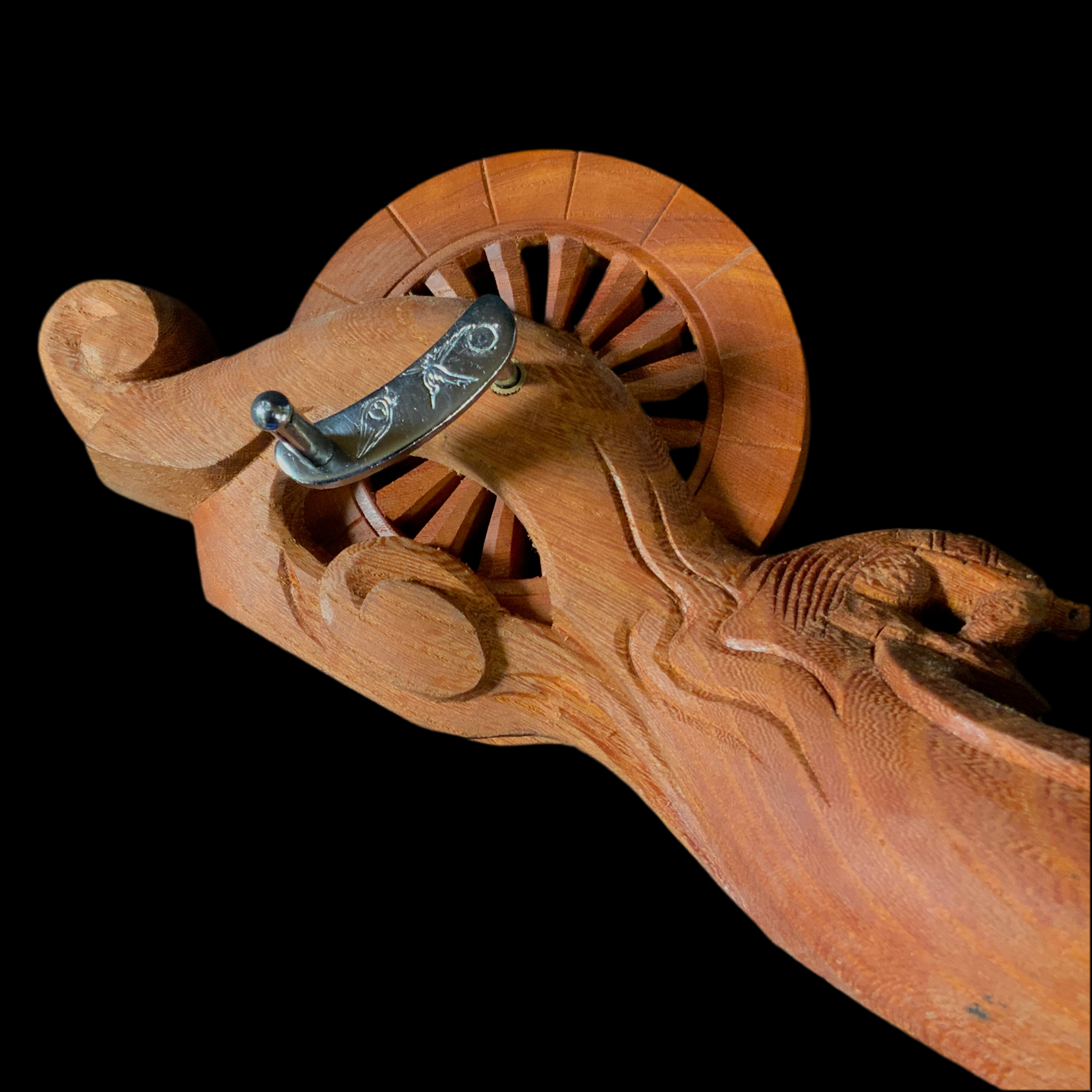 #ST60 坪辰作 鶴亀 墨壺 255mm  Japanese Carpenter Ink Pot Traditional Measuring Tools Sumitsubo by Tsubotatsu