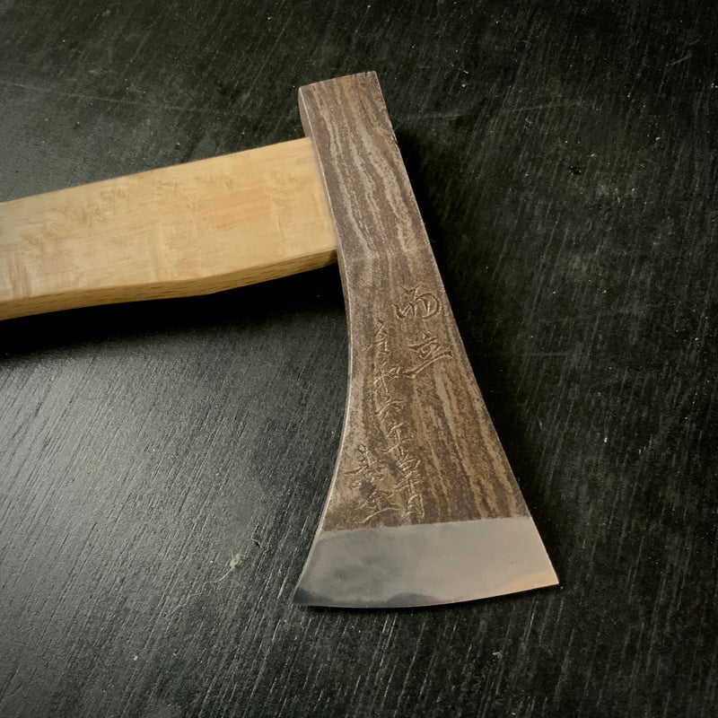 『ERLI』 Sozen Japanese Carpenter's Axe  『而立』 素全作 小型鉞 木割り斧  Masakari