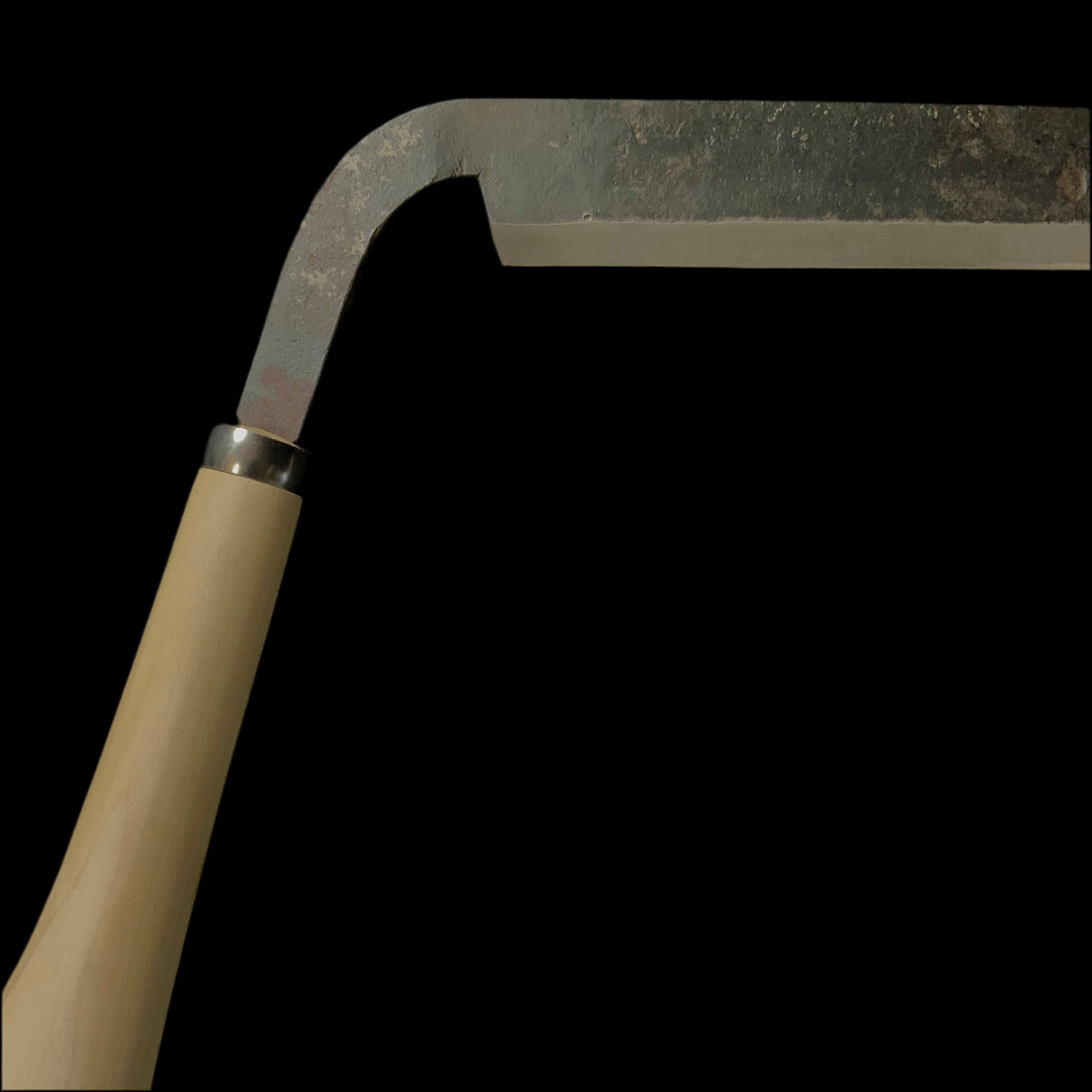 山本鉋製作所  木工用銑 青紙鋼   Yamamoto Sen Woodworking Drawknife Blue Steel