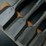 Ioroi Bench chisels set (Oirenomi) by Blue steel  五百蔵作 追入組鑿 青紙鋼