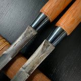 Used Kiyotada Mortise chisels by Shimamura Kouzaburou 中古品 嶋村幸三郎作 清忠 向待鑿 Mukoumachi