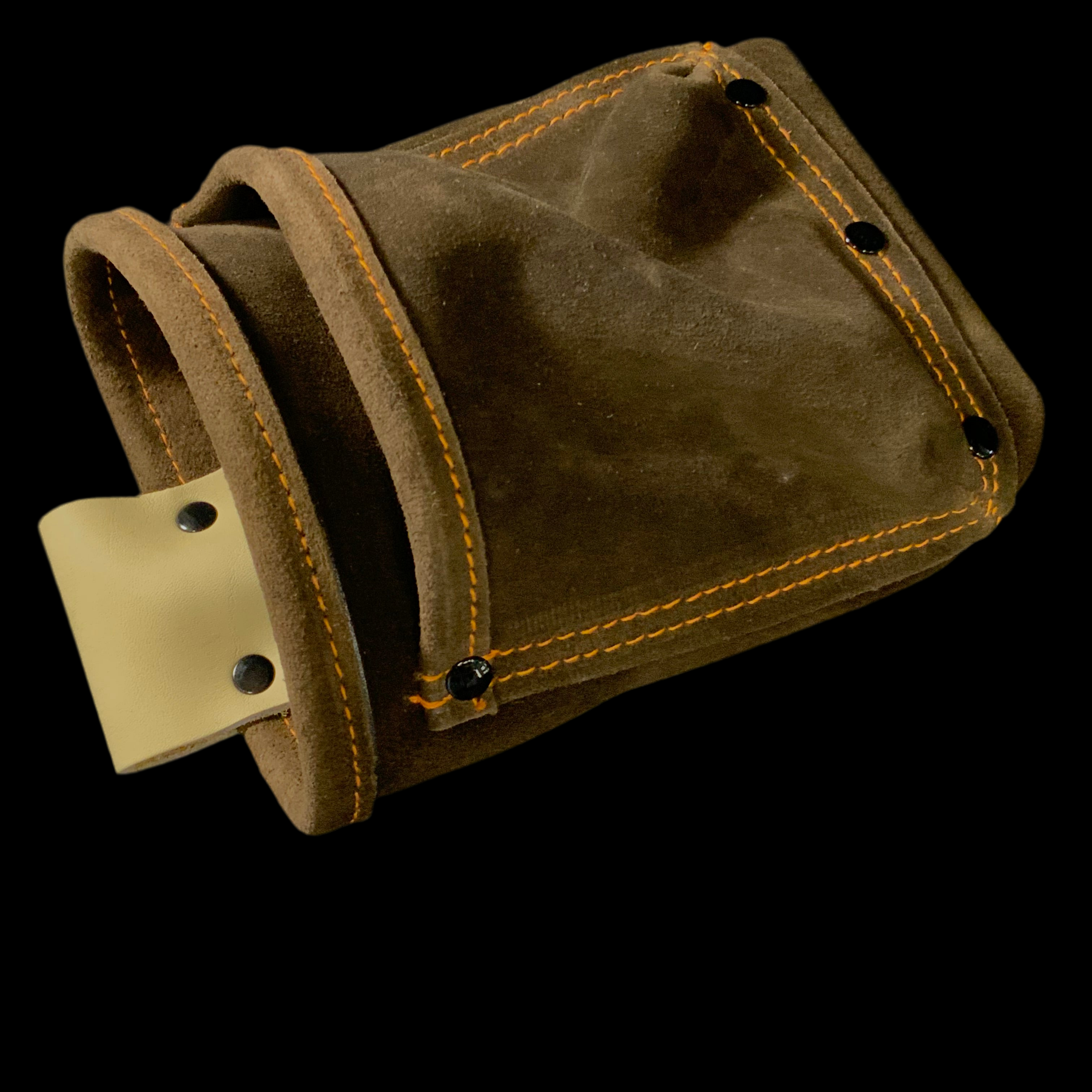 だるま ビス袋 床革  S  Working Waist Screw bag, leather backing