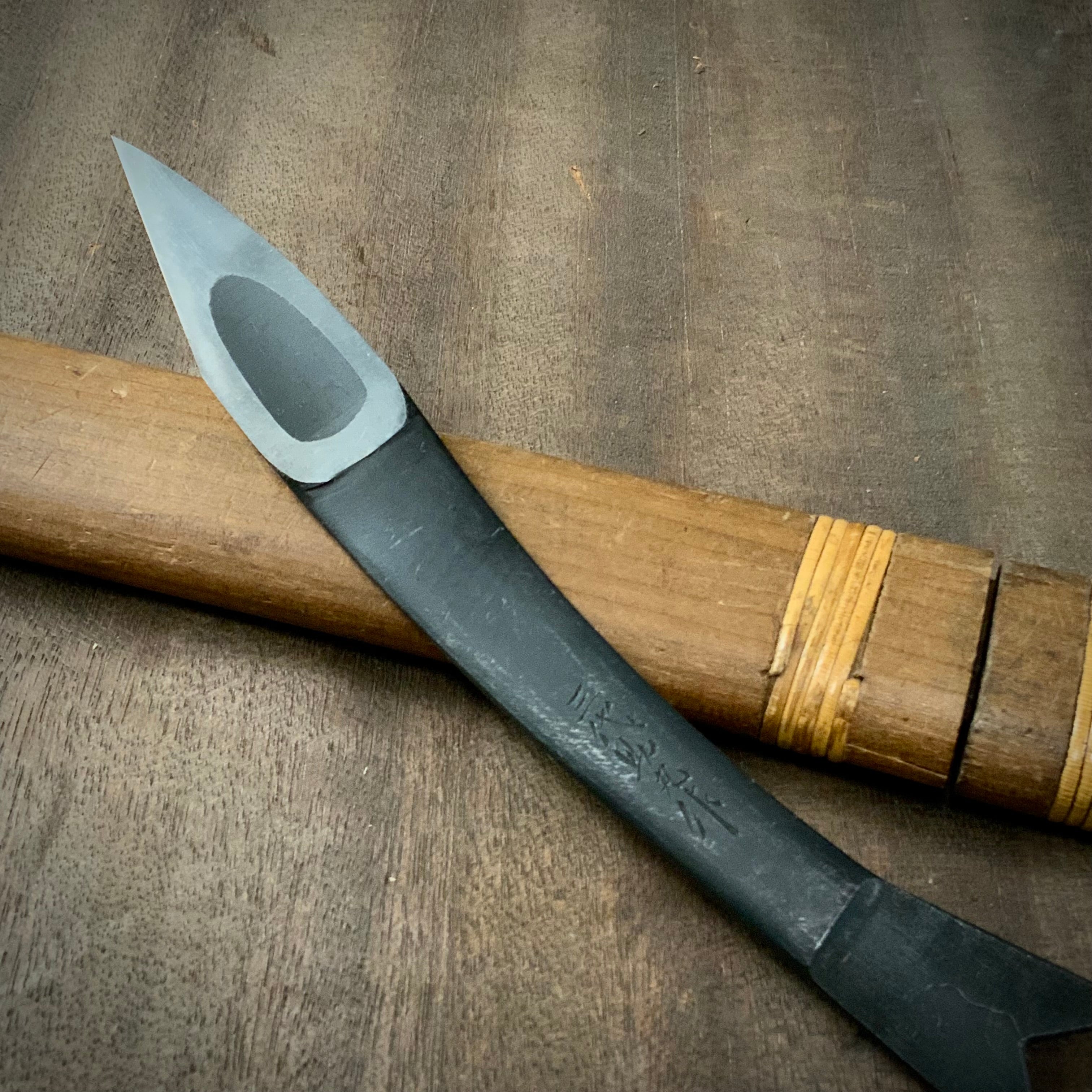 Sukemaru 3rd generation Kiridashi 碓氷金三郎 鮎 三代目助丸作