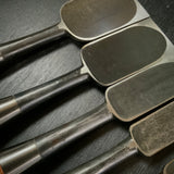 Old Stock Kanehiro Shorter Timber chisels 6piece set / 掘り出し物 兼弘 半叩鑿  6本組