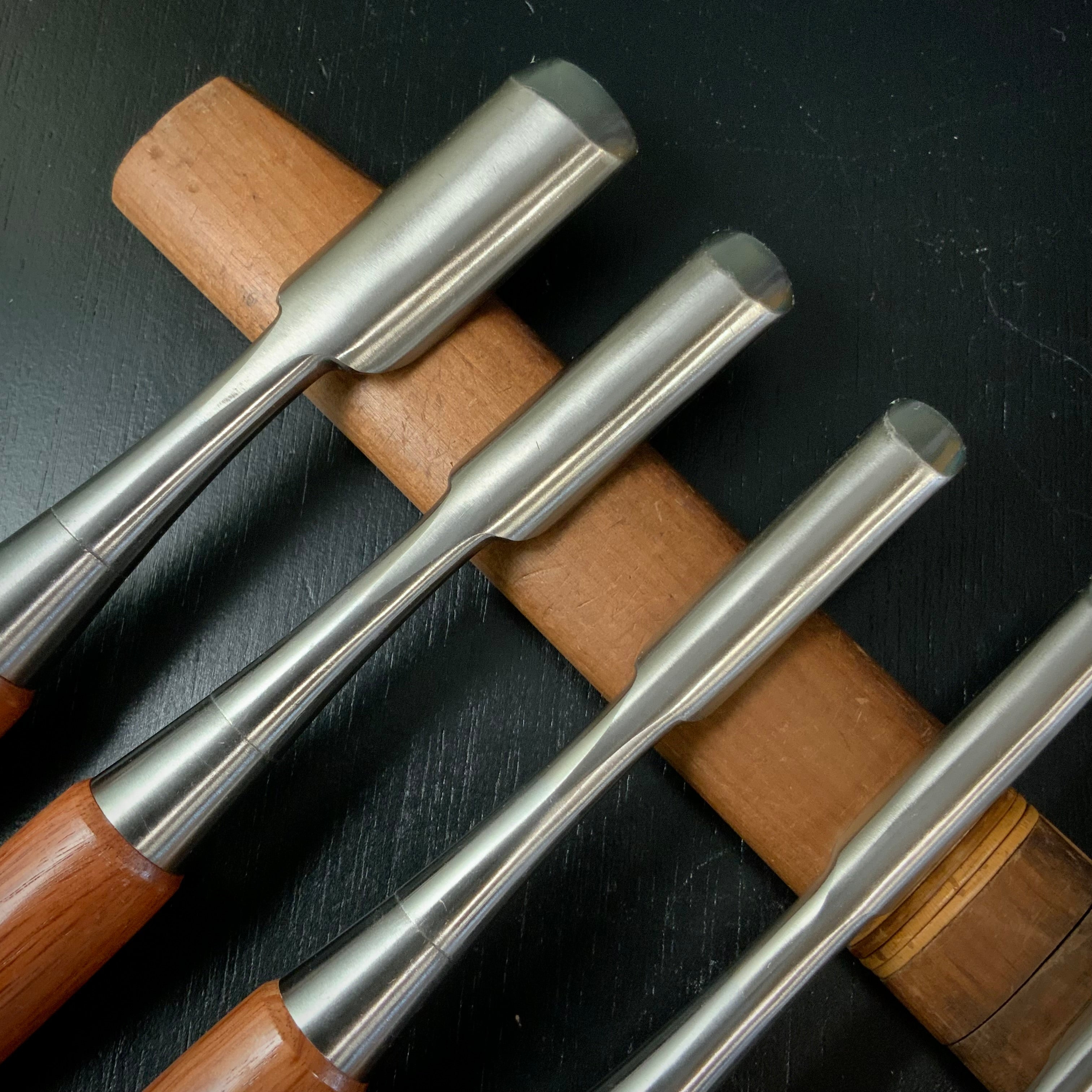 Sukemaru High-Speed Steel uchimaru chisels set 助丸 ハイス 内丸鑿
