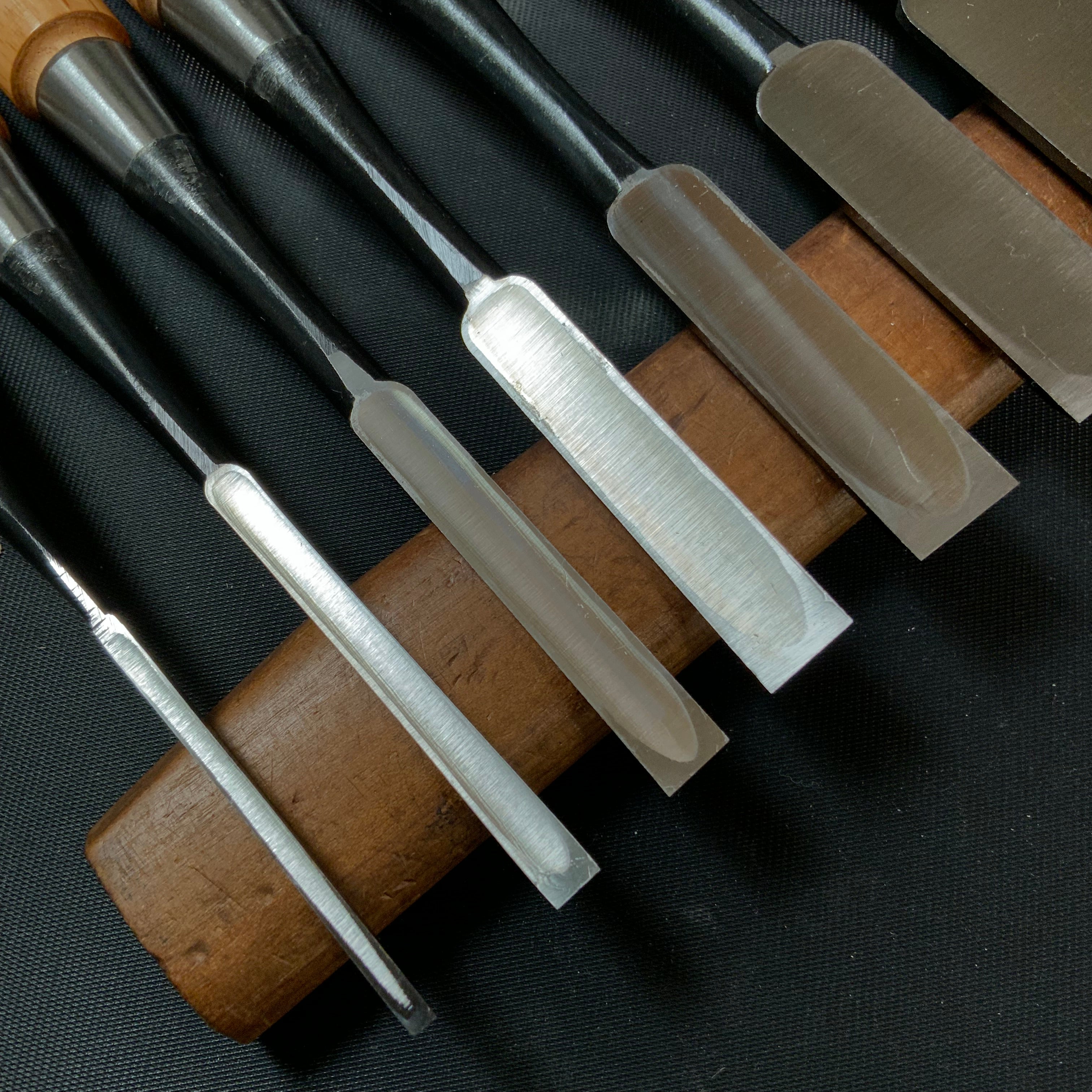 Yoshitaka Bench chisels set (Oirenomi)      /      義隆 追入組鑿  10本組