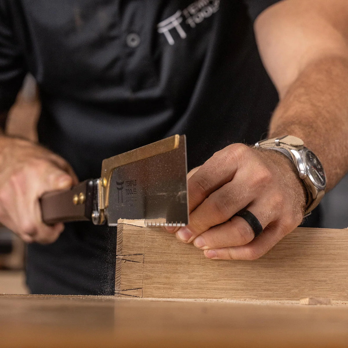 Temple Tool The Folding Dozuki Saw 240mm  テンプルツール 折込式胴付き鋸