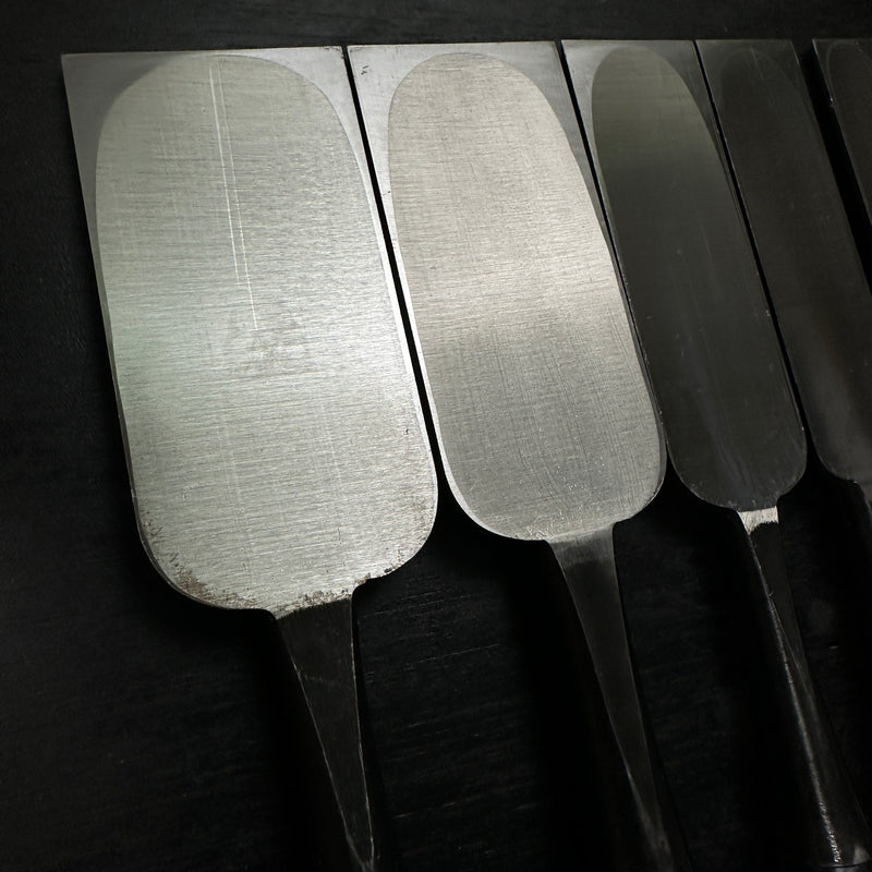 Ioroi Paring chisels with white steel by Ioroi Hideo 五百蔵秀夫作 五百蔵 薄鑿  白樫柄