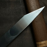 Shigefusa Kiridashi Knives with blacksmith fininsh 重房作 黒打 切出し小刀 21mm