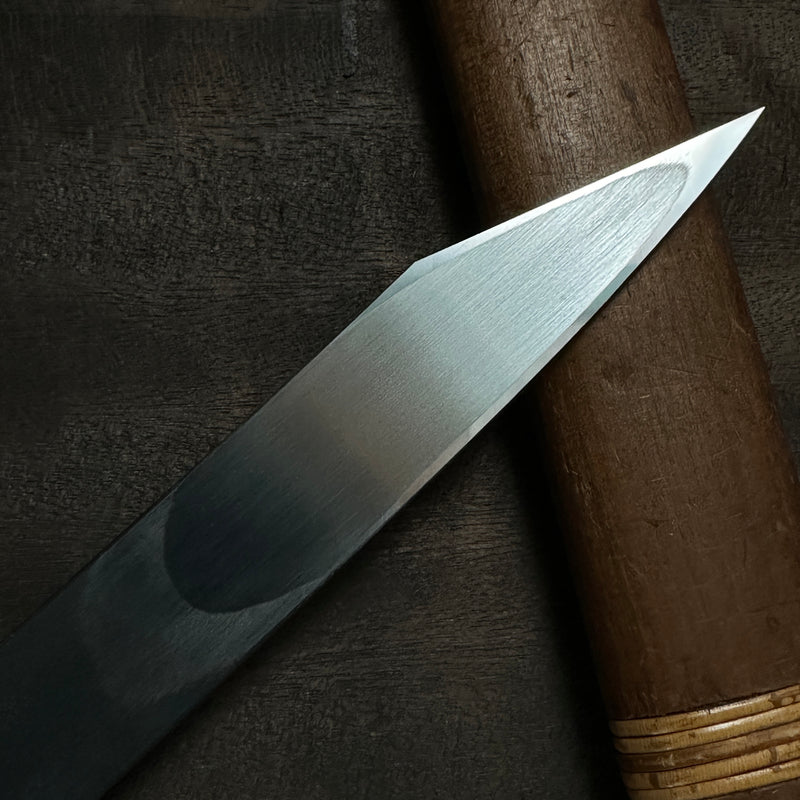 Shigefusa Kiridashi Knives with blacksmith fininsh 重房作 黒打 切出し小刀 21mm