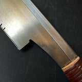 #D53 Old stock Nagakatsu Noko Japanese Rip cut Zero set Dozuki Saw For Soft Wood 長勝鋸 胴付き鋸 ホゾ挽 針葉材用 245mm