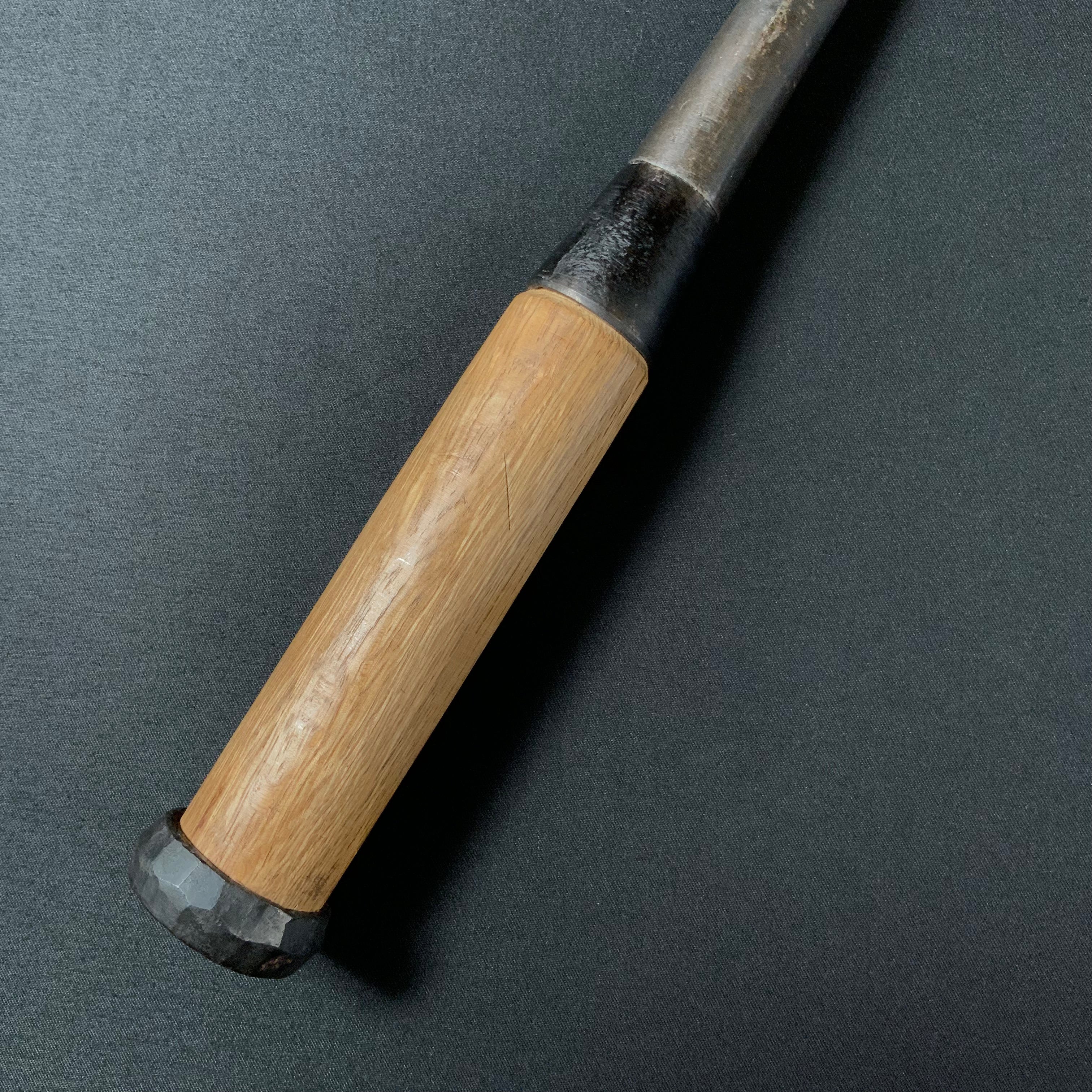掘出し物 二代目左久作 叩き鑿  池上喬庸作 24mm #2 Old stock Hidari Hisasaku 2rd Timber chisels by Ikegami Takanobu Tatakinomi