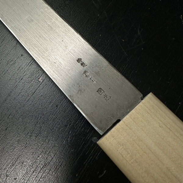 Old stock Baishinshi Nushiya Kokatana right hand 掘出し物 國光 梅心子 手打 塗師屋小刀 右 180mm