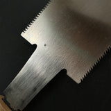 #R29 Ready to use! Old stock Double Edge Saw with Eddy Type Handles set by Kurashige 直ぐ使い 倉重栄助 目立 渦巻き柄 両刃鋸 210mm