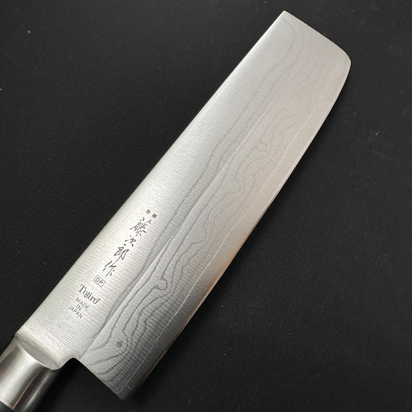 Tojiro Nakiri Knife DP Sumi-Nagashi steel interlocking  藤次郎 DP霞流し鋼割込 菜切 165mm