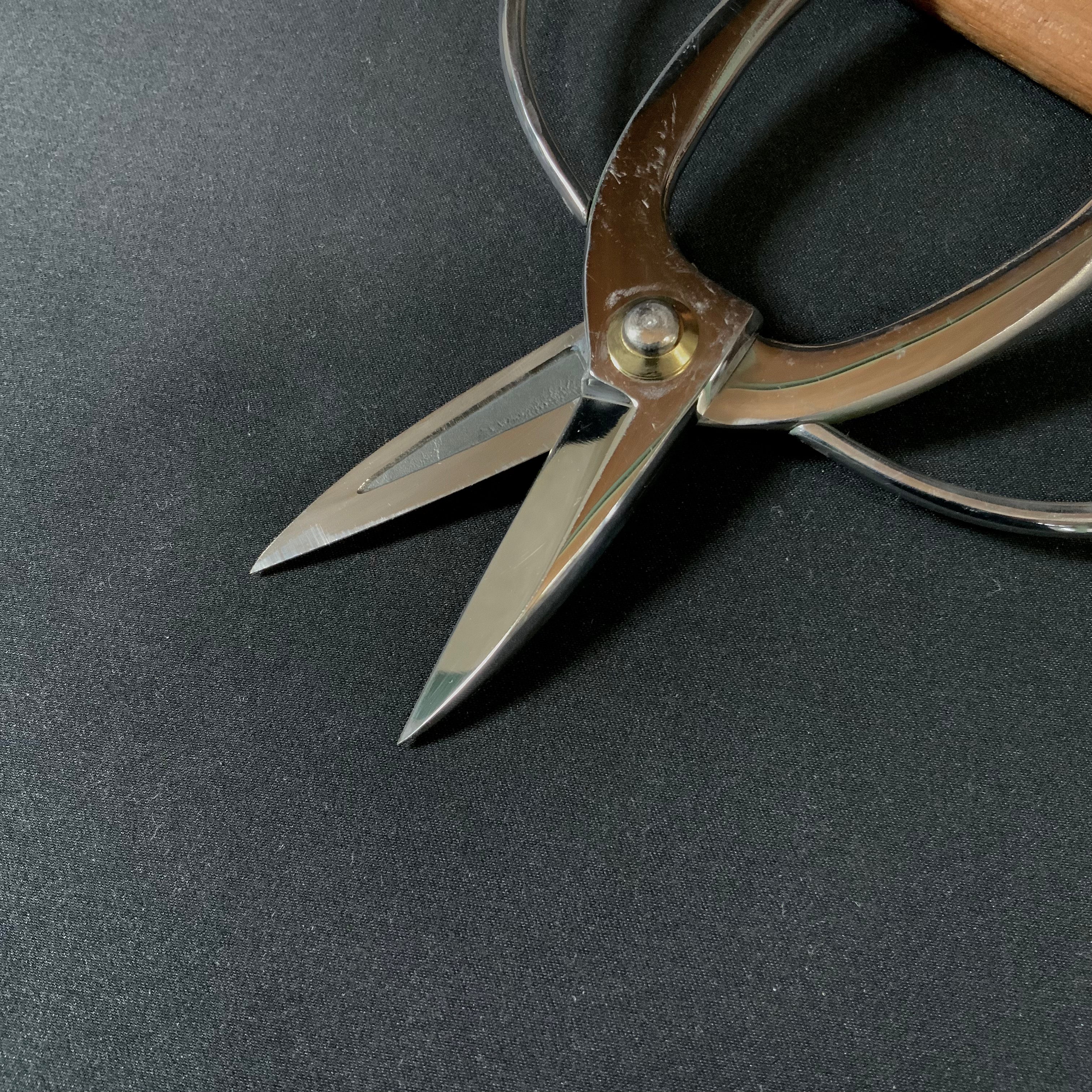 #4 Old stock Hand made Flower Scissors By kireruyorokobi 掘出し物  大久保鋏180