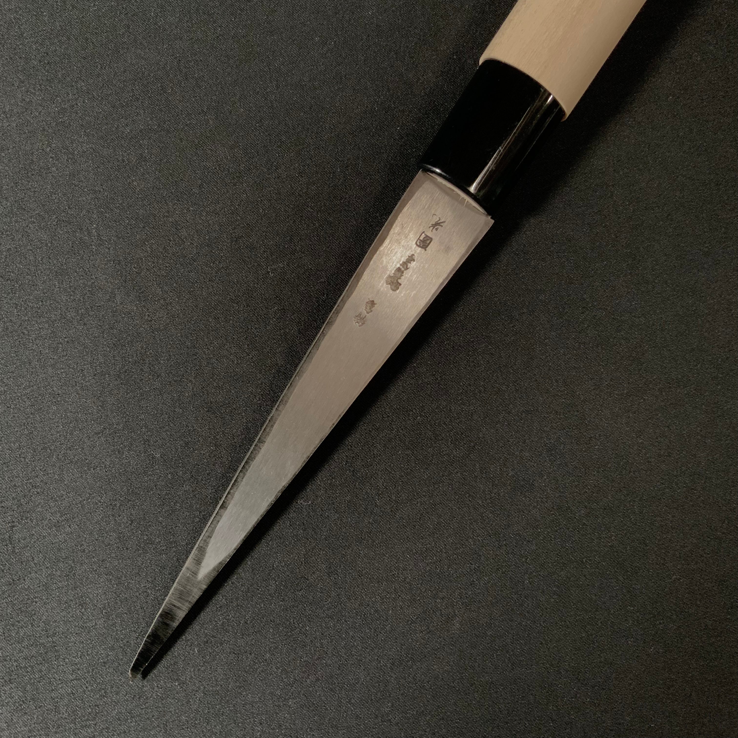 梅心子 繰り小刀 右  135mm  サヤなし Baishinshi Kuri Kokatana (Carving knife)  Right hand