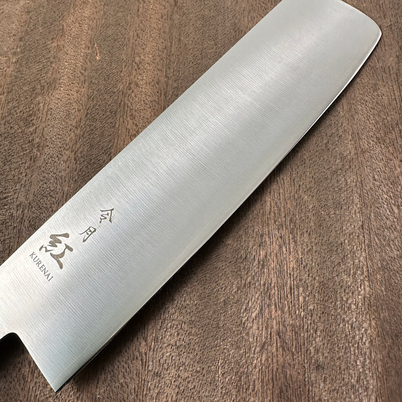 Reigetsu Kurenai Nakiri Kitchen knife   令月 紅 菜切包丁 165mm