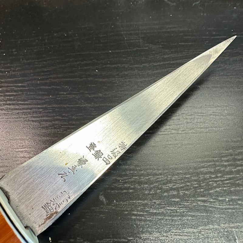 Old stock minamototono masahiro Kuri Kokatana with Yasuki steel Right  掘出し物 源正広 繰り小刀 右 120mm