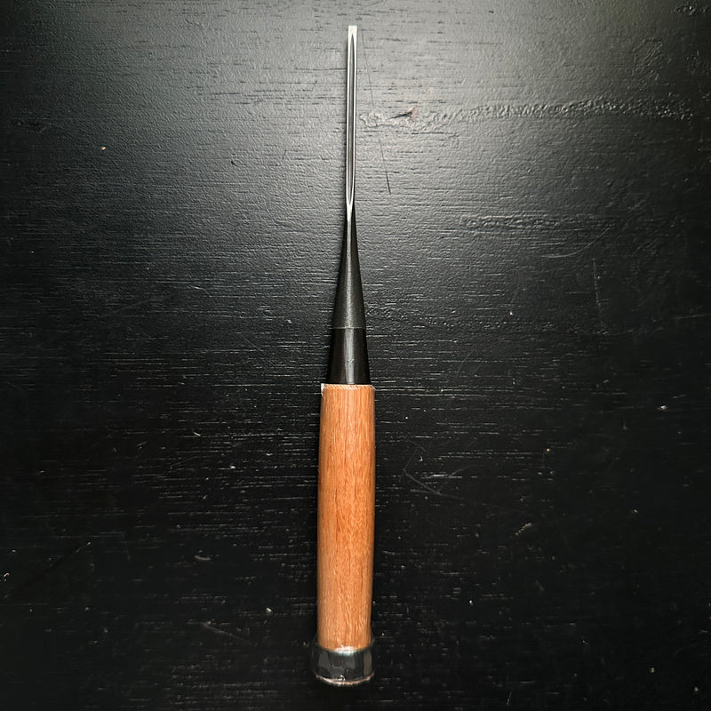 Tasai Bench chisels (Oirenomi) with blue steel    田斎作 黒仕上 追入鑿  3mm