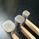 Old stock Hishikan Square Hammers File finish with Handle  掘出し物 菱貫  四角玄翁 ヤスリ仕上