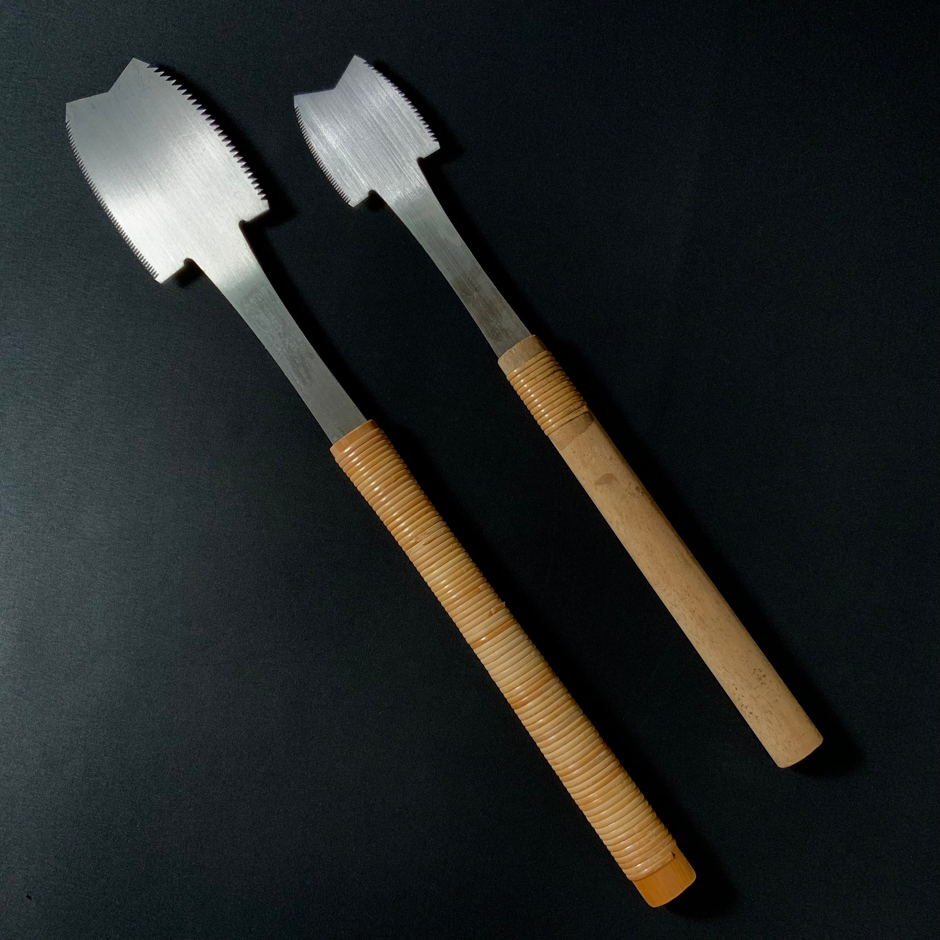 Old stock Azebiki Nokogiri Hand Made Saw 掘出し物 畔挽き鋸  60mm 105mm