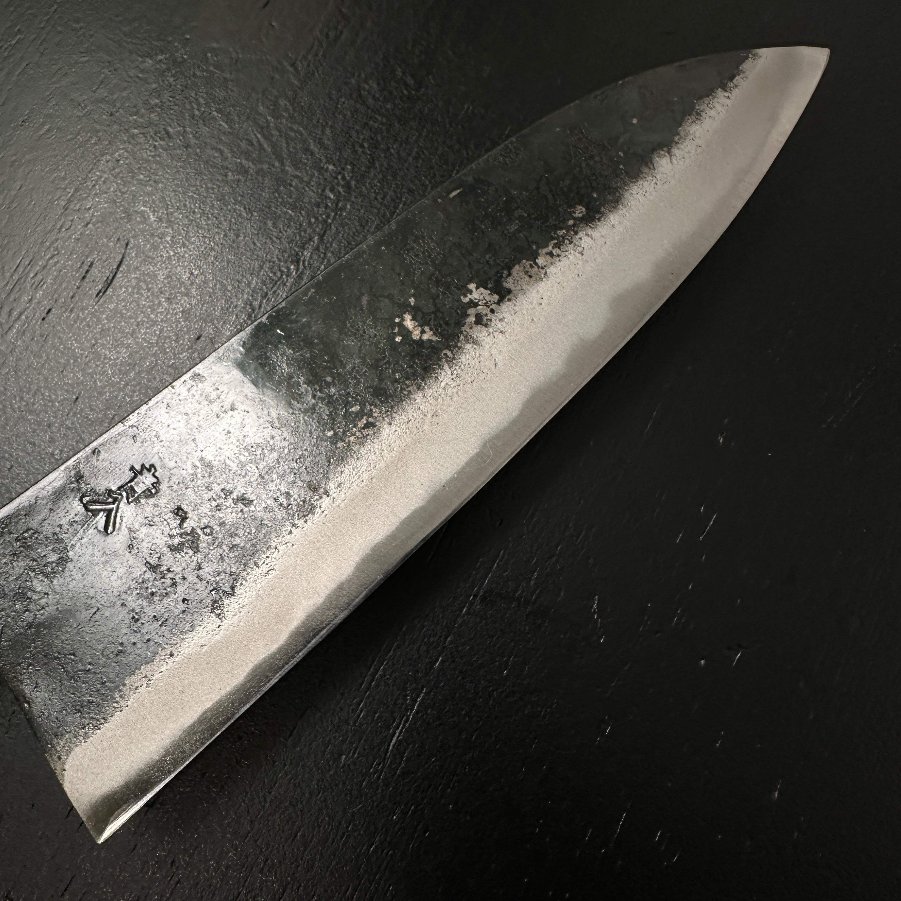 TokyoKouetsu Kurouchi Santoku Kife Blue Steel 165mm 東京侊悦 黒打