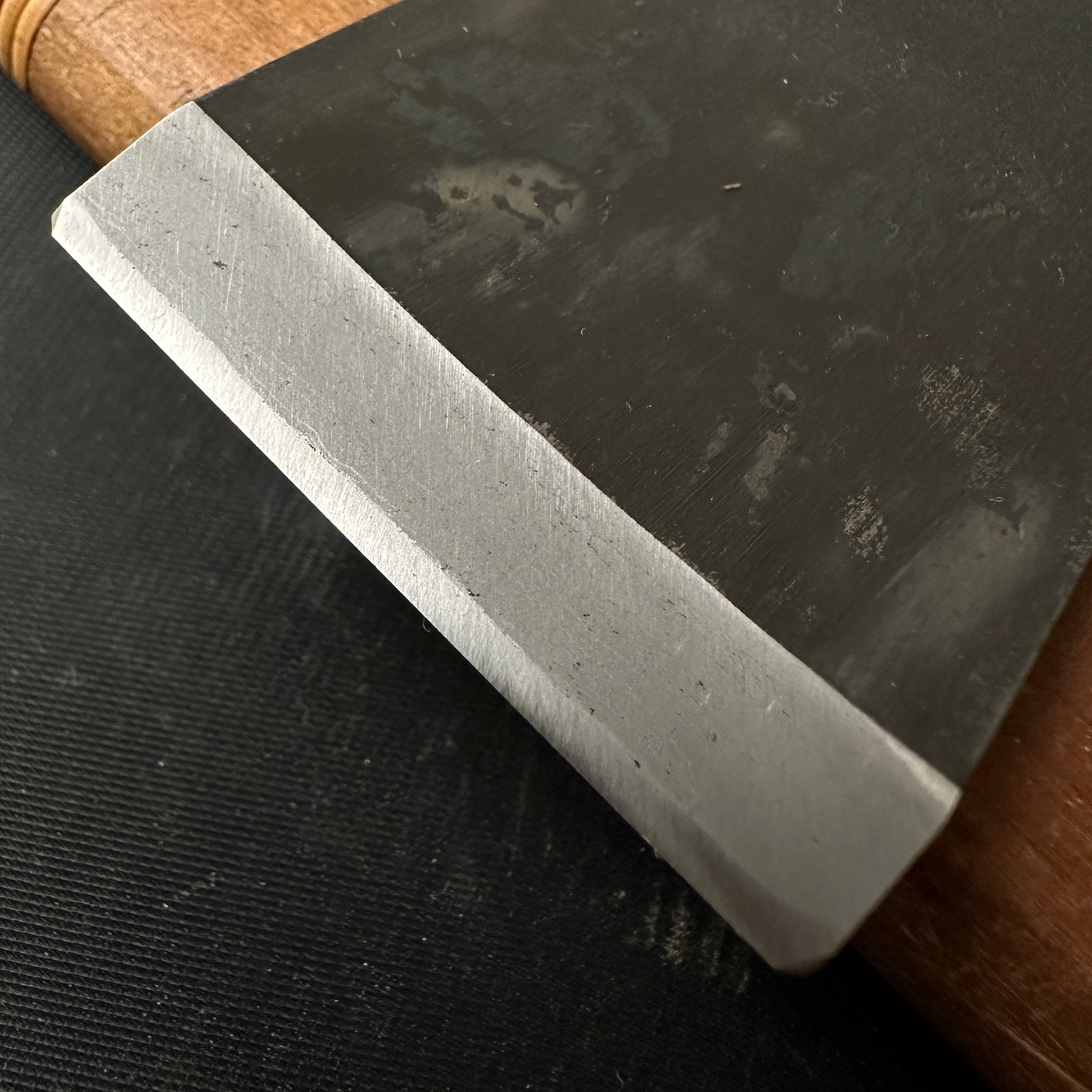 Old stock Teruhide Smoothing Plane Blades (Kanna) by Ishido Master 蔵出し 石堂秀雄作 輝秀 矢羽根  仕上げ鉋 刃のみ 48mm