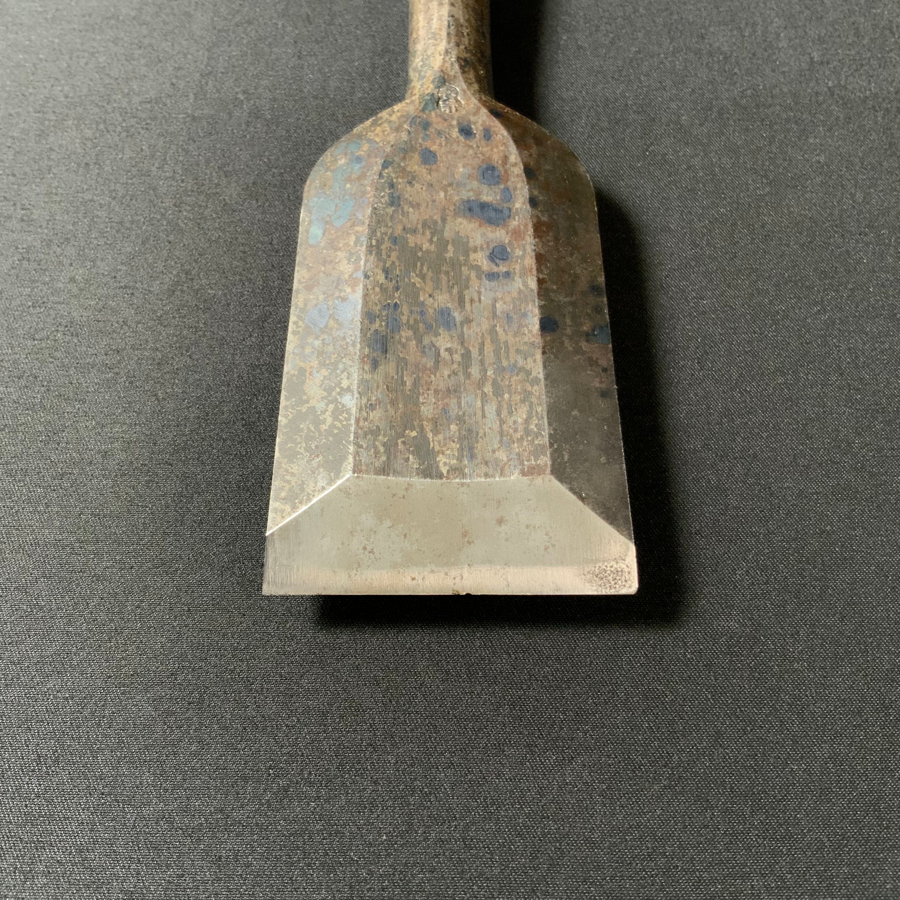 掘出し物 二代目左久作 叩き鑿  池上喬庸作 48mm #2 Old stock Hidari Hisasaku 2rd Timber chisels by Ikegami Takanobu Tatakinomi