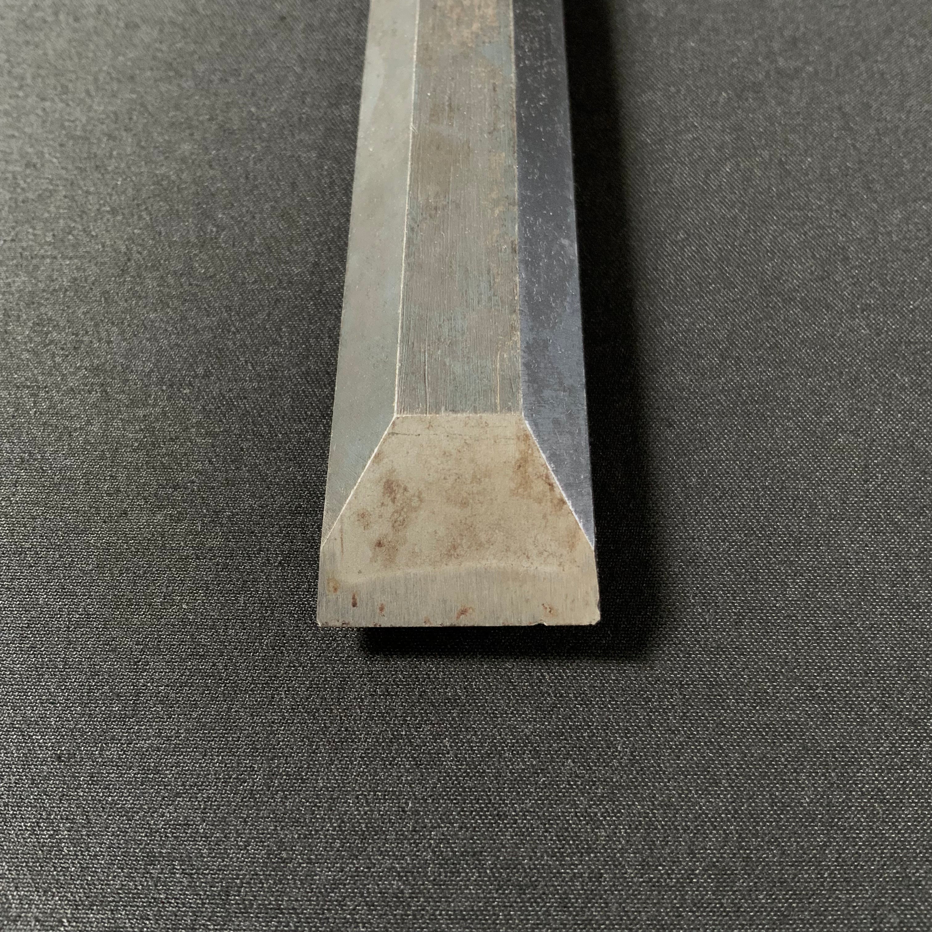 掘出し物 二代目左久作 叩き鑿  池上喬庸作 24mm #2 Old stock Hidari Hisasaku 2rd Timber chisels by Ikegami Takanobu Tatakinomi