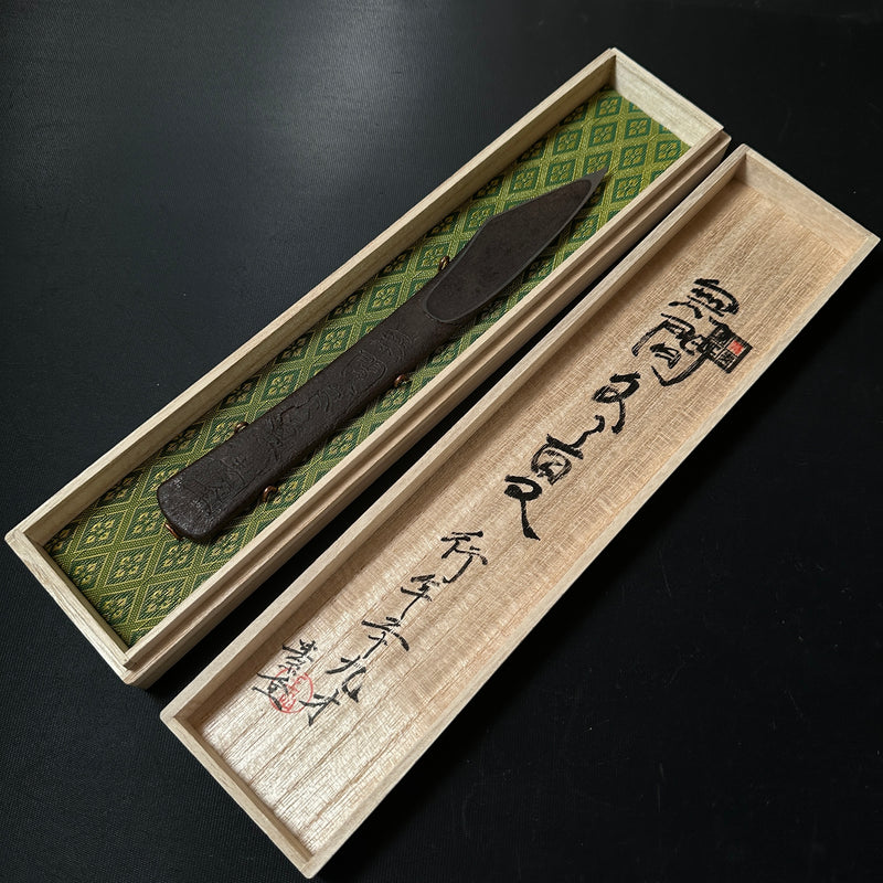 Mukentouka Hirotsugu Right hand Kiridashi by Sozen  Carving  無間冬夏 廣貢 素全作  切出し小刀 右 24mm