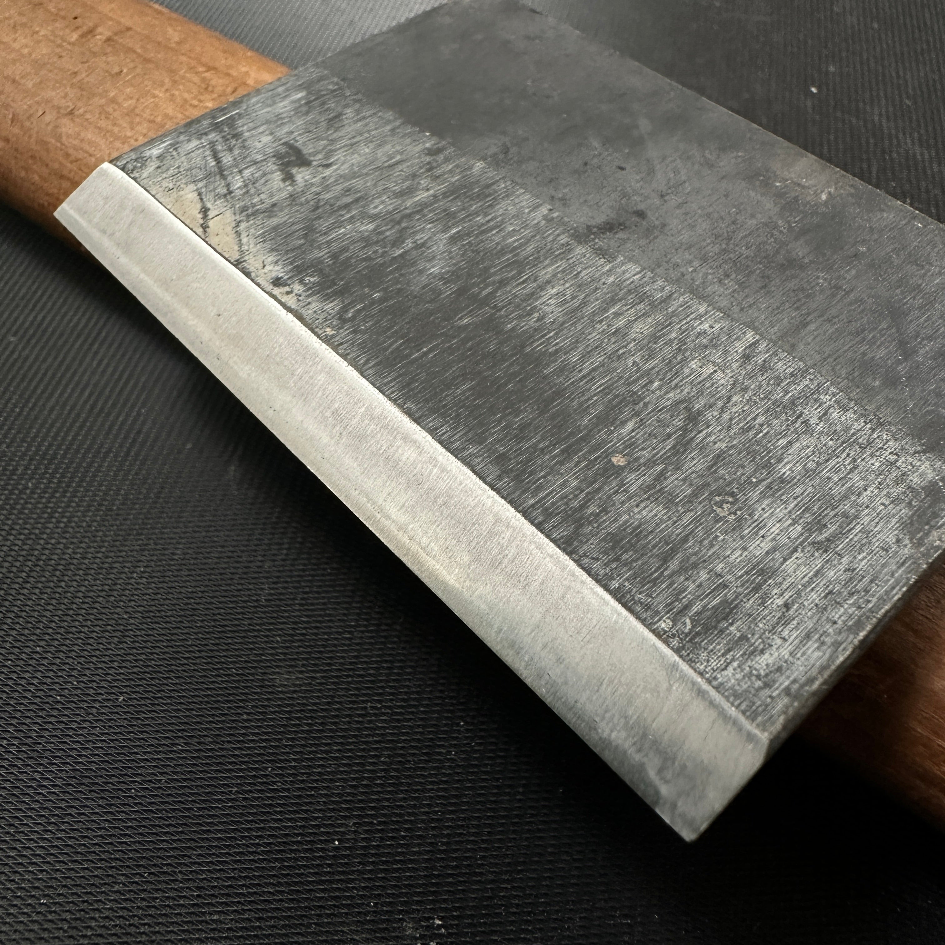 Old stock Ishido Hand made Chipbreaker for 75mm Plane blade Uragane 掘出し物 石堂作裏金 二寸用