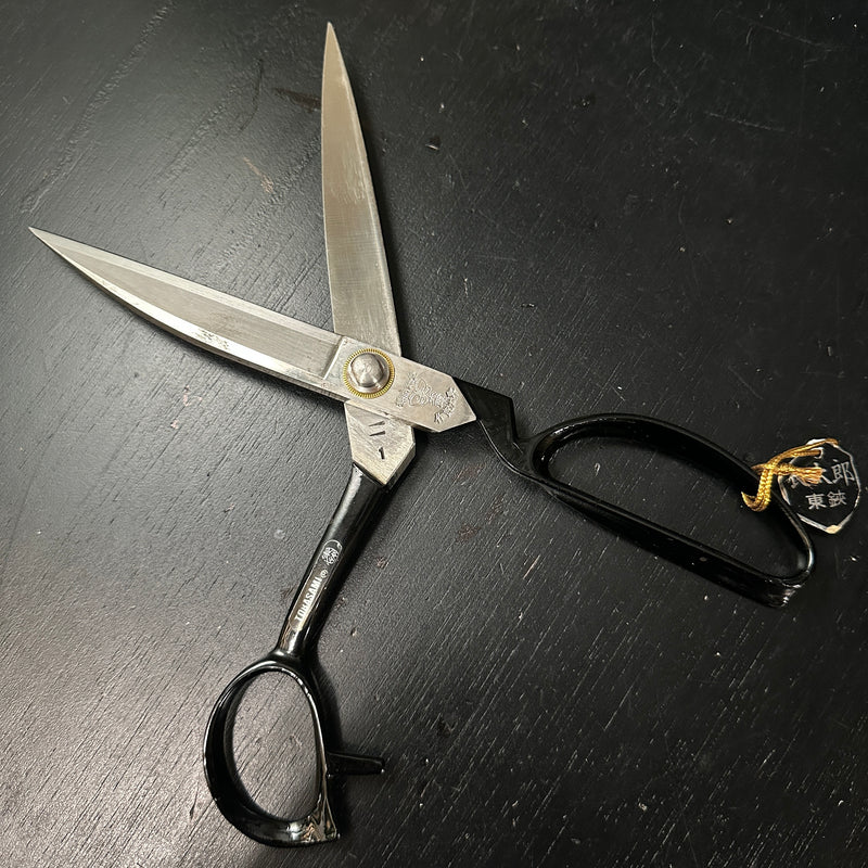 Old stock Chotaro Tailor's Shears Tobasami   掘出し物 長太郎 東鋏 布切り鋏 260mm