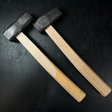 #1 Hand made Japanese Blacksmith tools Hammer(Hitsukuri-Tsuchi)  鍛冶屋道具 火造槌 八角曲り柄付