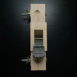 Old stock Kiyotada Wholesaler stamp Chamfer Plane 45° with Blue steel 清忠（問屋銘・水平屋） 自由角面取鉋 青紙付 30mm