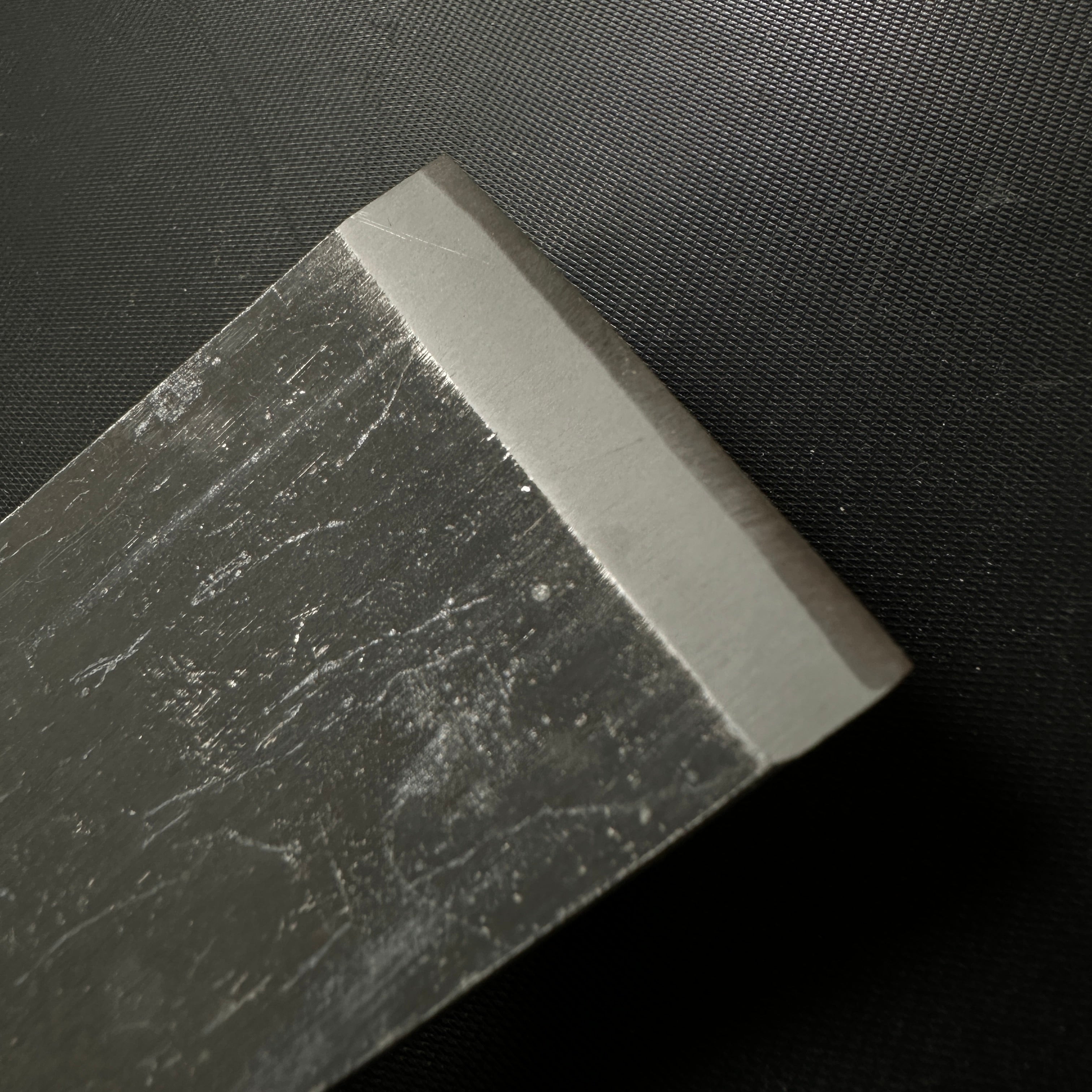 Hirotomo Hand Made Leather tools with White steel   廣朋 皮断庖丁  42mm